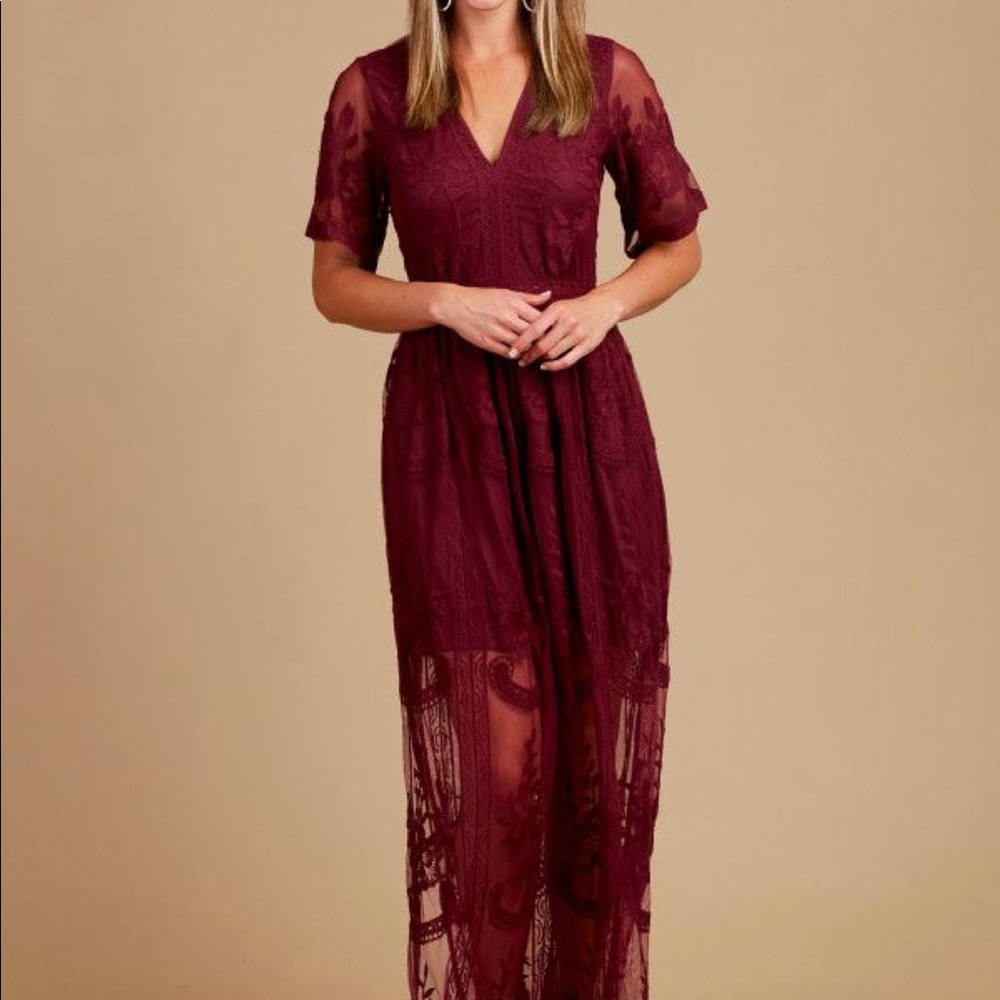 Altar’d State Marionette Lace Maxi Dress